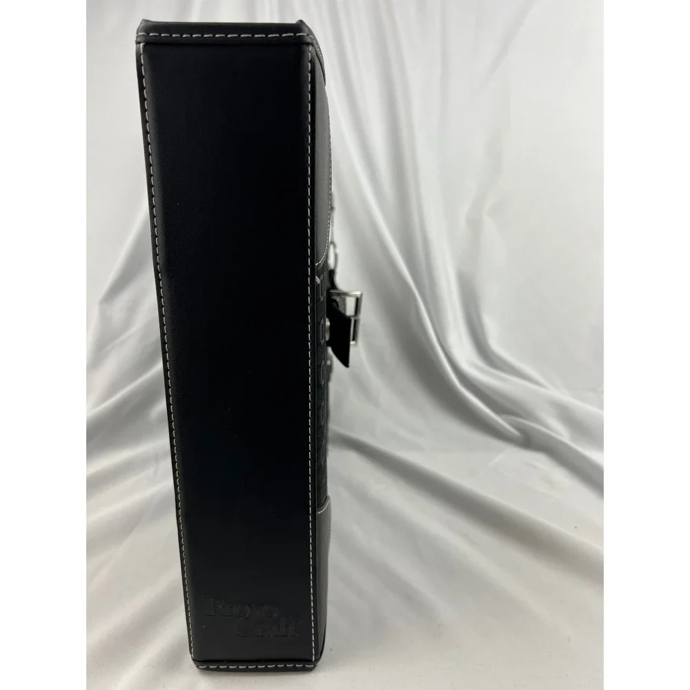 Provo Craft Scrapbook Album Handbag Styled 12x12 Raven Black 3-Ring Binder NWOT